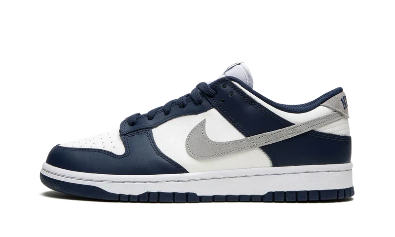 Nike Air Jordan 1 White Navy Blue Gray Leather