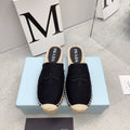 Prada 2026 Mules Canvas Rope Sole 731188