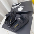 Chanel 2026 Classic Sandals Patent Leather Cowhide 828661