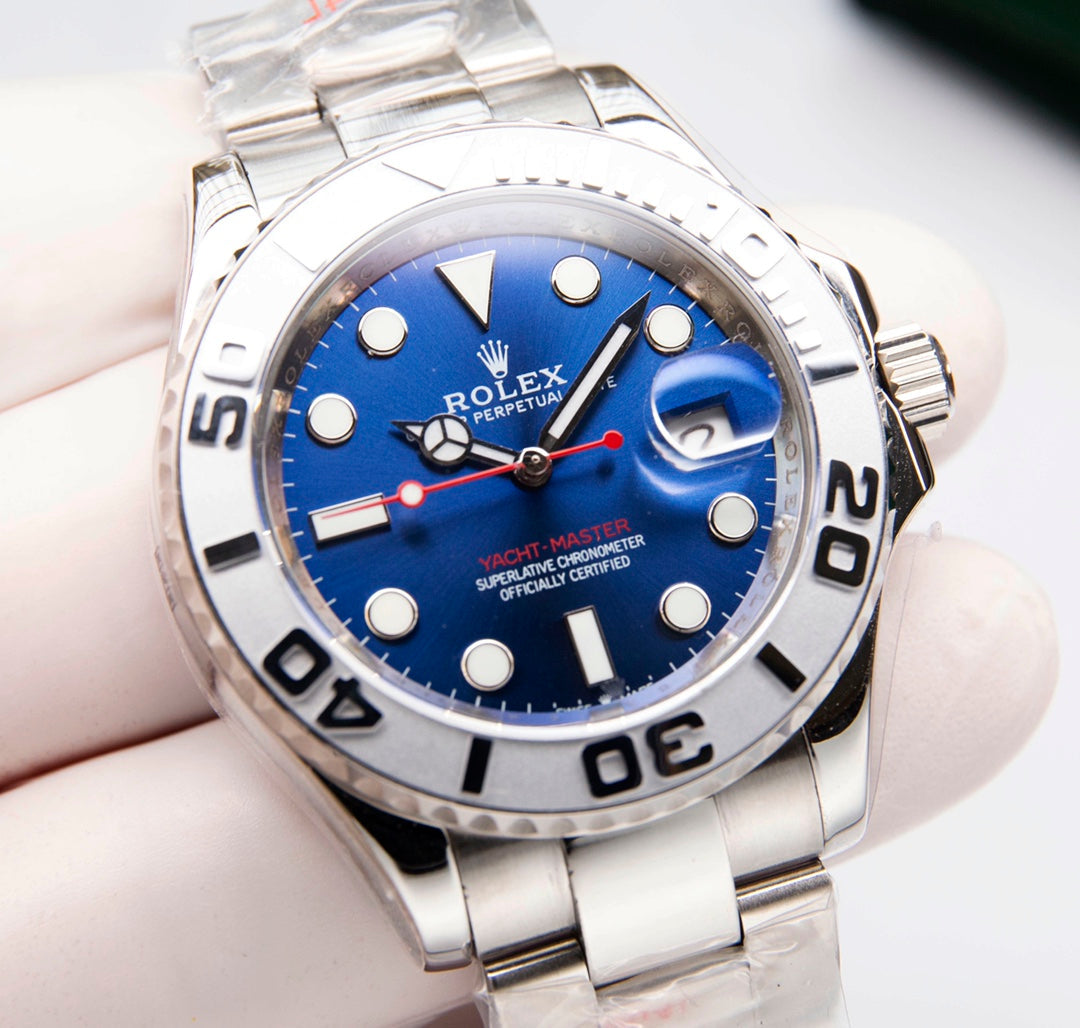 Rolex Yacht-Master 40mm Silver Blue Dial