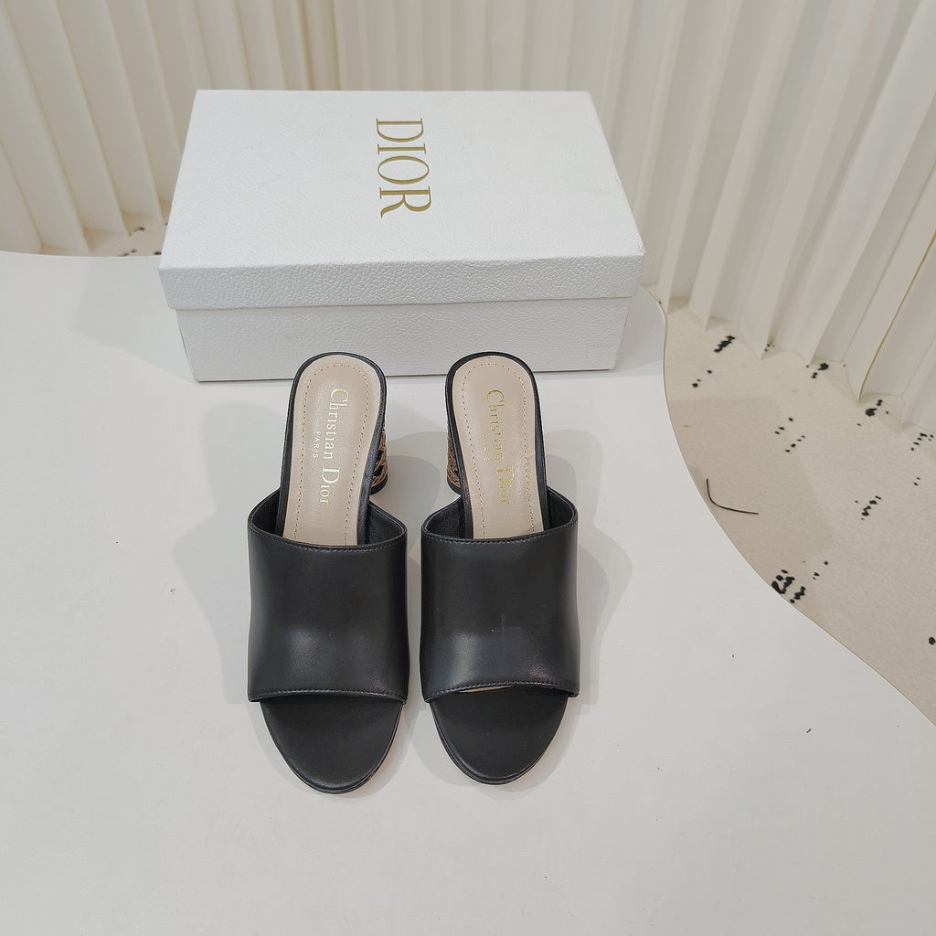 Dior 2026 Icon Slide High-heeled Sandal Lambskin 927494
