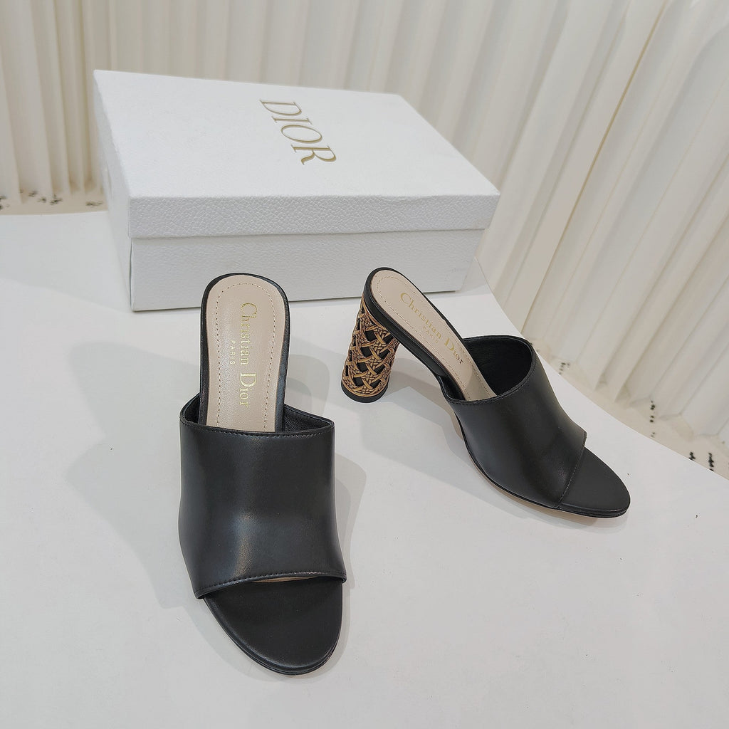 Dior 2026 Icon Slide High-heeled Sandal Lambskin 927494
