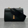 Celine 2026 Teen Soft 16 Bag 23cm Black Smooth Calfskin