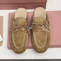 Miumiu 2026 Faded Mules Light Brown Suede 326958