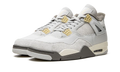 Nike Air Jordan 4 Light Gray Suede Leather