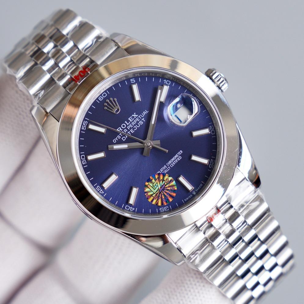 DATEJUST 41MM SMOOTH BEZEL STAINLESS STEEL