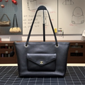 Chanel 2026 Tote Shoulder Bag 32cm Black Leather