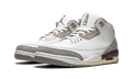 Nike Air Jordan 3 Retro White Gray Brown Suede Leather