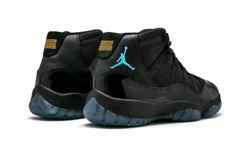 Nike Air Jordan 11 Retro Gamma Blue Black Patent Leather Mesh