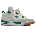 Nike Jordan 4 Retro Pine Green Ivory Gray Suede Leather