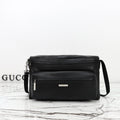 Gucci 2026 Tag Large Crossbody Bag Black Calfskin