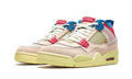Nike Air Jordan 4 Retro Light Pink Blue Mesh Suede