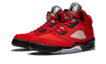 Nike Air Jordan 5 Retro Bull Red Black Suede