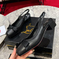 Christian Louboutin Mamadrague Slingback Pumps Leather 825307