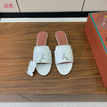 Loro Piana 2026 Crocodile Embossed Sandal Sheepskin 935141