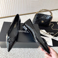 Chanel 2026 Pump With Heart-shaped Buckle Black Patent Leather 787144