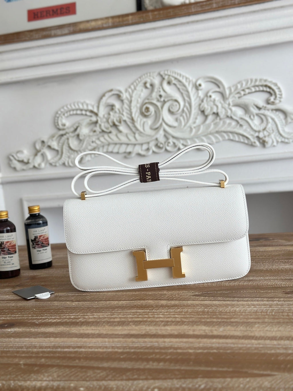 High-end Hermes 2026 Constance Elan 26cm Bag Epsom Leather 3