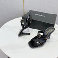 Chanel 2026 Crocodile Embossed Sandal 90mm Leather 904408