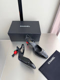Chanel 2026 Little Red Apple Heel Slingback 85mm Lambskin 929465