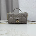 Dior 2026 My Tender Dior Top Handle Mini Chain Bag 21cm Lambskin