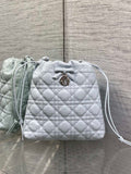 Dior 2026 Bow Adiorable Quilted Lucky Bag 22cm Cannage Lambskin