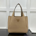 Prada 2026 Tote Bag Beige Calfskin
