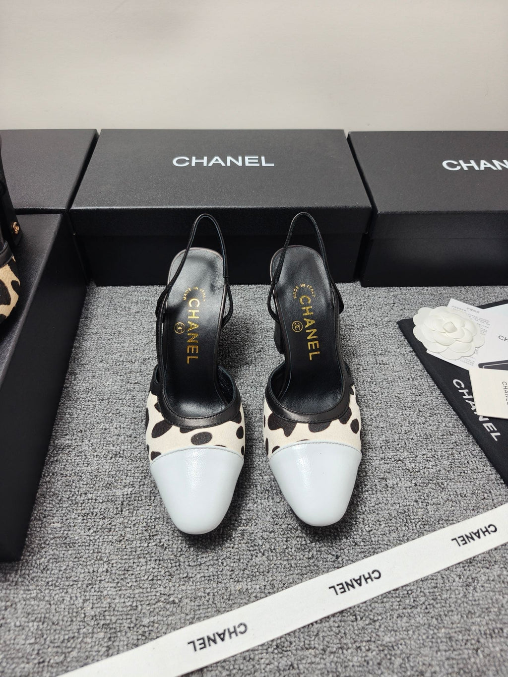 Chanel 2026 Slingback Horsehair Sheepskin 856006