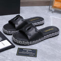 Chanel 2026 Slippers Black Sheepskin 758402