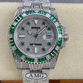 Rolex Submariner Date Green Full Diamond