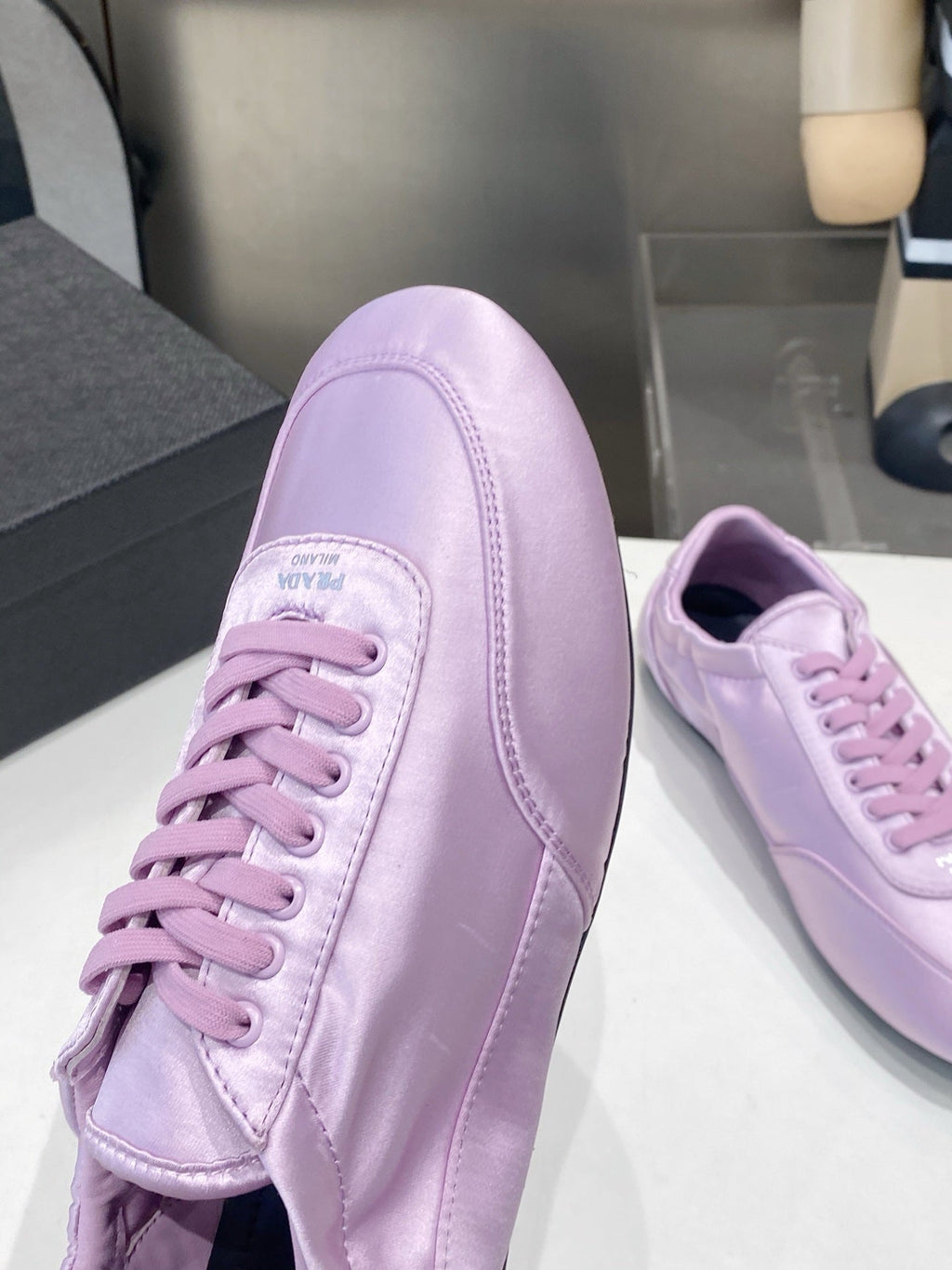 PRA 26S Casual Sneaker Baby Pink Satin 628550