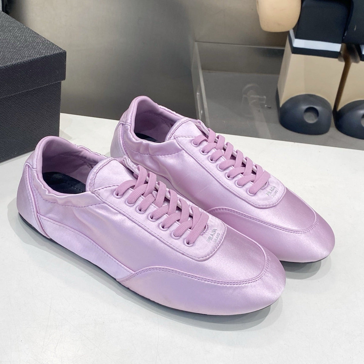 PRA 26S Casual Sneaker Baby Pink Satin 628550