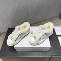 CD 26 Classic Sneaker White Gray Fabric Wool Jacquard 614452