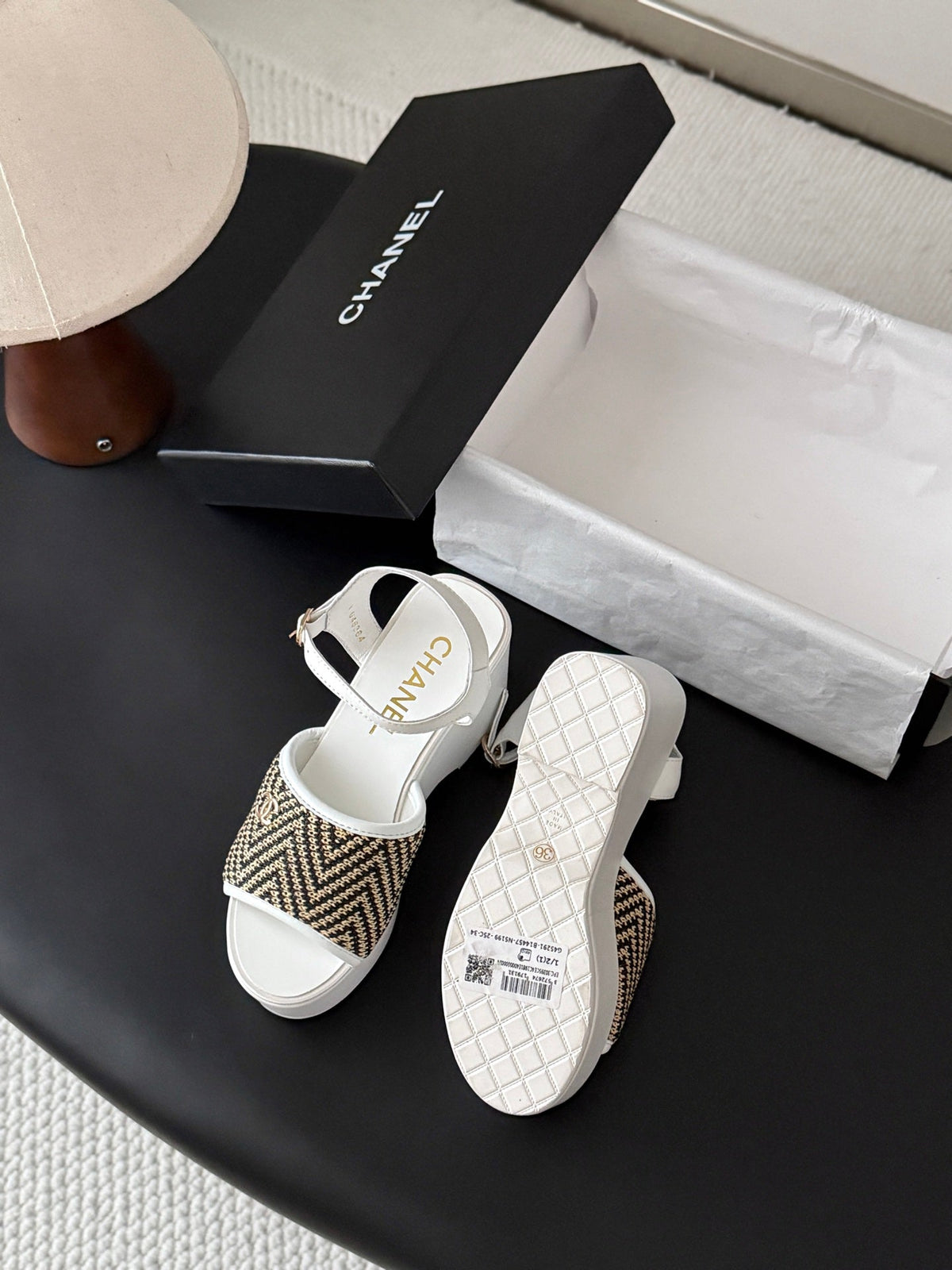 Chanel 2026 Sandals 120mm Lambskin 926361