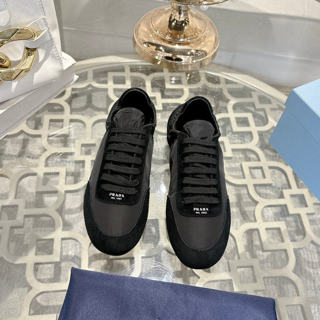 PRA 26S Casual Sneaker Black Canvas Suede 625959