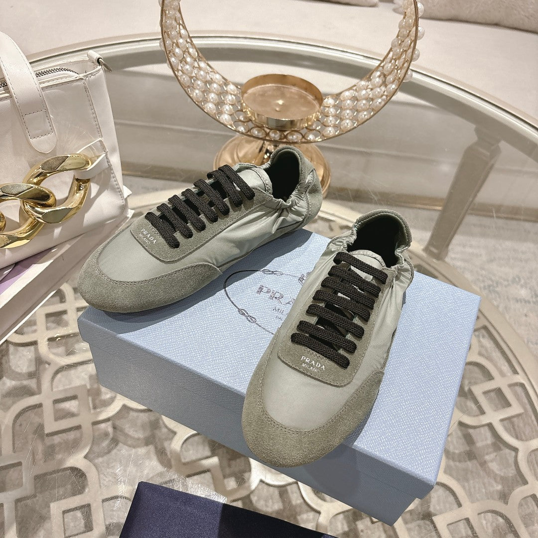 PRA 26S Casual Sneaker Gray Canvas Suede 625955