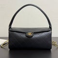 Chane 2026 Clutch With Chain 23cm Black Lambskin
