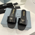 Prada 2026 Silde Sandal Black Cowhide 664761
