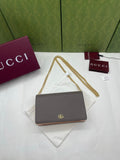 Gucci 2026 Marmont Wallet On Chaine 20cm Canvas Leather