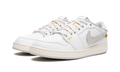 Nike Air Jordan 1 White Neutral Grey Suede Leather