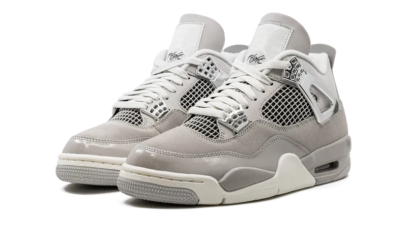 Nike Air Jordan 4 Frozen Light Gray Suede